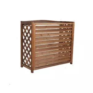 실외기 커버 원목 야외 우드 대형 부식방지