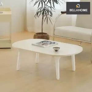 (벨라홈) LPM 프리모 타원형 6단 높이조절 접이식테이블 900x600(CN9891)