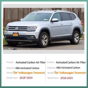 호환 활성탄 에어 필터  폭스바겐 폭스바겐 테라몬트 X 아틀라스 크로스 스포츠 CA1 2018 액세서리