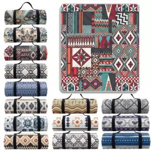 초경량 에스닉 방수 150x200cm200x200cm 피크닉매트 감성 캠핑 차박 야외 접이식 돗자리 러그