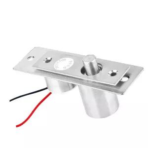 스테인리스 스틸 미니 전기 볼트 잠금 솔레노이드 전기 문짝 잠금 장치 5 와이어 피드백 장치 설치 DC 12V