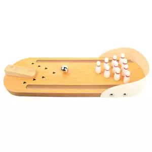 아이들의 집중력을 향상시켜주는 미니 볼링놀이 교구도형 감각발달 어린이선물 조카 날선물 어린이집 유치