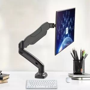 트랜스 솔로 모니터 암 싱글 듀얼 거치대높이조절 바른자세 높이 스마트폰 노트북