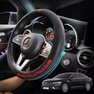 SM6 부드러운핸들커버 비버리힐즈폴로프리미엄 논슬립 논카바 자동차 차량용 운전대 부드러운