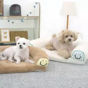 패리스독 라운드 필로우 베드 하우스방석 펫방 강아지 반려견 애견 쿠션