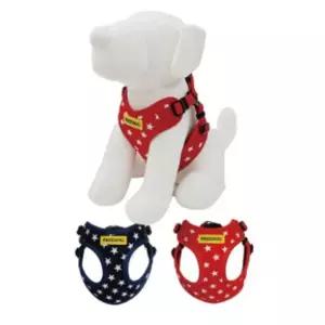 프리독 에디션 스타(레드 L)강아지외출용품 반려견 하네스 견하 산책 견산 가슴줄 견줄 애완 애견