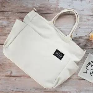 토트백 크로스 캐주얼 캔버스 데일리 가방 아이보리 (WFKDXXX)
