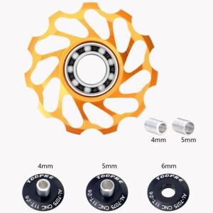 호환 11T/13T 자전거 뒷 변속기 베어링 풀리 포지티브 치아 AL7075 CNC 내구성