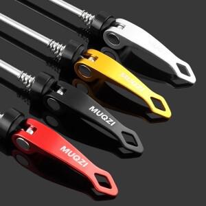 호환 MUQZI 자전거 QR 허브 퀵 릴리스 레버 MTB 도로 액슬 꼬치 앞바퀴 100mm