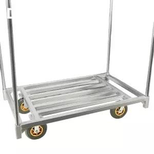 원단대차 패브릭 파티션 대차 트레일러 고무바퀴