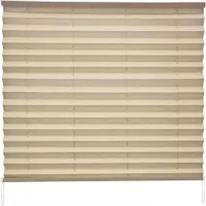 RV 창문 그늘막 캠핑카 창문용 블라인드 주름 여행 트레일러 모터홈 50인치 W x 24인치 L