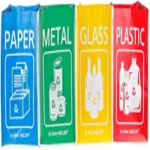 재활용 가방 상자 방수 후크 및 루프 부착물 SR1017 4봉지