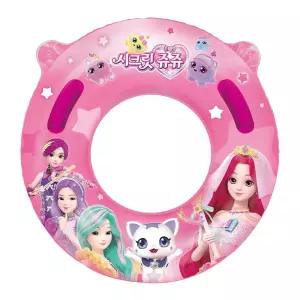 시크릿쥬쥬 손잡이튜브65(24)수영 물놀이 워터파크 원형 기본 바캉스 이용품