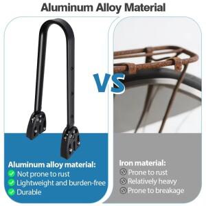 호환 그래블 바이크 알루미늄 합금 자전거 짐받이 대형 10L 용량 방수 여행 뒷좌석