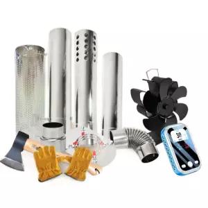 텐트 홀잭 난로 연통 방염포 화목 굴뚝 거치대 일반판 가드 브라켓 키트