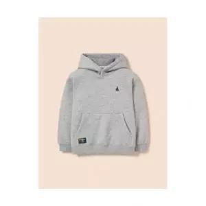 빈폴 키즈 푸즈예티 그래픽 기모 후드 스웨트 셔츠 그레이 (BI5Y41U063) 308100