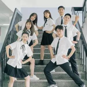 졸업사진 대만 의상 컨셉 세라 교복학원풍 단체 공연복 세트