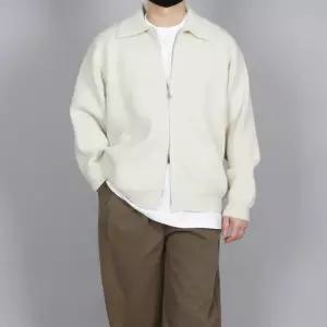 WDA 남자 빅사이즈 클래식 소프트 집업 가디건