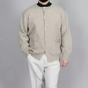 WDA 남자 빅사이즈 캄 앤  로우 라운드 니트 가디건