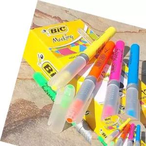 하이라이터형광펜 빅 브러쉬/붓타입 형광펜 하이라이터 Grip FLEX 1다스