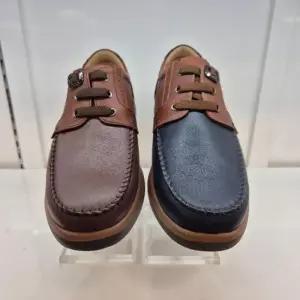 HC11 소가죽 남성화 초경량 세미케주얼 보트화 E8N7U41M3V