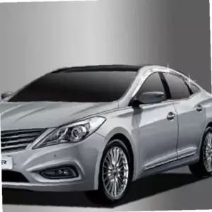 그랜져HG 썬바이저 크롬 선바이저 윈도우 빗물받이 6P