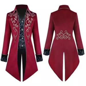 복고풍 턱시도 연극 공연 낮은 파티복 왕자 무대 중간