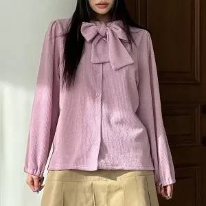 [하프클럽/] 하이쭈리본니트블라우스 LTT623M601 빅사이즈