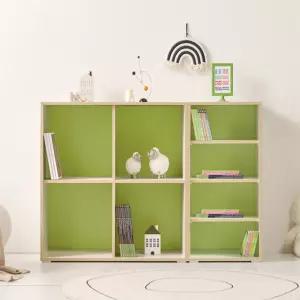 2단 가로선반  유치원책장 선반조절책장