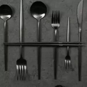 고급 스텐 젓가락 티타늄블랙 1P 커트러리 주방 식기 WFGEVE3