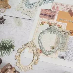 다꾸 엔틱 미러 프레임 로마의 휴일 빈티지라벨 WEC9D4E