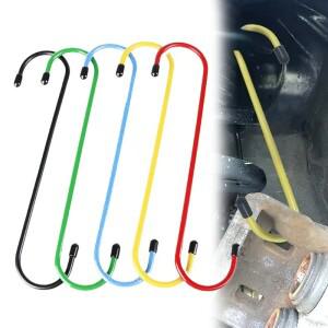 서스펜션 디스크 서비스 브레이크 켈리퍼 행어 후크 자동차 수리 도구 S 모양 2 개