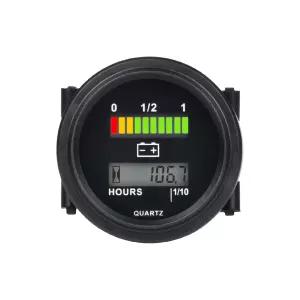 골프 카트 클럽 차량 지게차 스크러버 기계 바닥용 런리더 12V/24V 36V 48V 72V 배터리 연료 게이지 미터