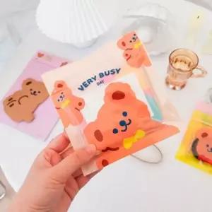 곰돌이 포장봉투 비닐 지퍼백 구디백 선물 케이크베어