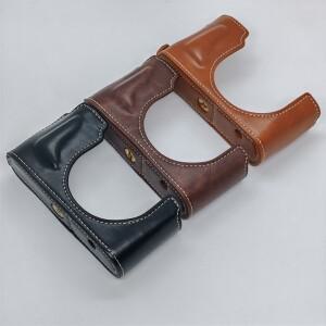 [호환품]라이카 호환 D-Lux Typ 109 D-LUX7 D7 D8 카메라 가방용 PU 가죽 하프 케이스 배터리 개방형 하단