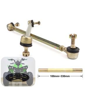 [호환품]1쌍 100mm-330mm 스티어링 타이로드 어셈블리 M10 볼 조인트 엔드 키트 (50cc-250cc ATV 쿼드 고카