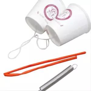 소리전달 용수철 고무풍선 실전화기만들기5P 발명수업 재밌는