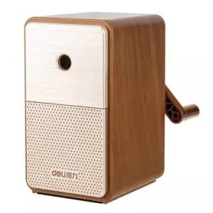 델리 5단 심조절 연필깎이 우드 71160WD 박스(48개입) (WFKFR2G)