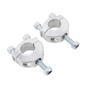 [호환품]바이크 오토바이 22mm 7/8 ''핸들 바 라이저 마운트 브래킷 클램프 테이퍼 2 스트로크 47cc 미니