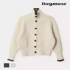 [모어오브](N) 컨디션 가디건 하이넥 니트 아우터