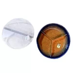 XL 세칸찬통 사이 박스 1개 반찬 도자기 밀폐용기 3구 보관