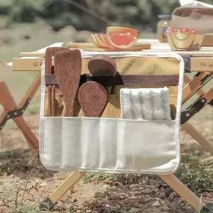 ( )캠핑 식기 보관 케이스 파우치 가방 오거나이저 주걱 집게 커트러리