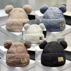 곰돌이 뽀글이 도톰 귀달이 학생 비니 23566565