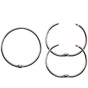 카드링 실버 원형 68mm 쇠링 루즈링 카드링 클릭링