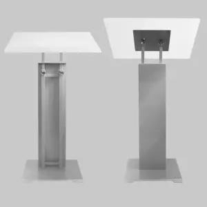 국산 화이트 아스텔 안내 간판 메뉴판 철제 거치대 600 포럼 홍보 카페 배너