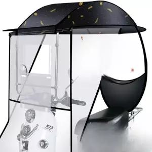 전동스쿠터 캐노피 방풍 바람막이 윈드쉴드 커버 방수