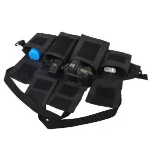 카메라 조끼 가방 렌즈 허리백 수납 파우치 벨트백