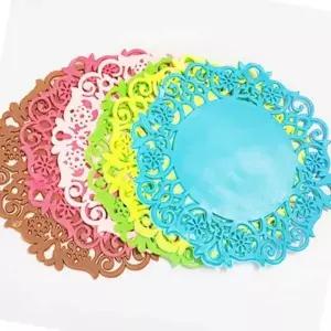 커피 테이블 코스터 홀더 주방 컵받침 가정용 디지털