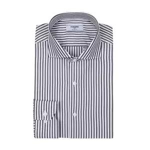 [롯데백화점]레노마 레노마셔츠 S/S 런던 스트라이프 슬림핏 RNSSL0-130-BK