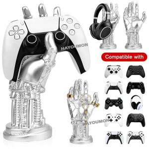 3D 사이버펑크 스타일 기계  게임 컨트롤러 데스크탑 스탠드 PS5 PS4 XBOX용 핸들 홈 장식 수집